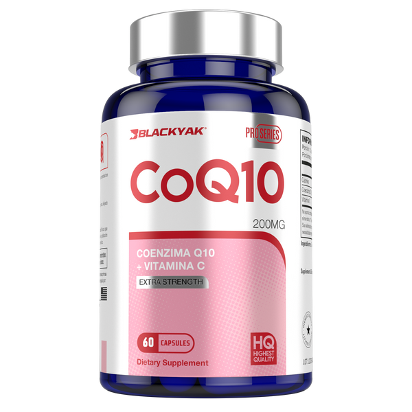 CoQ10 300mg + Vitamina C — Energía Cardiovascular