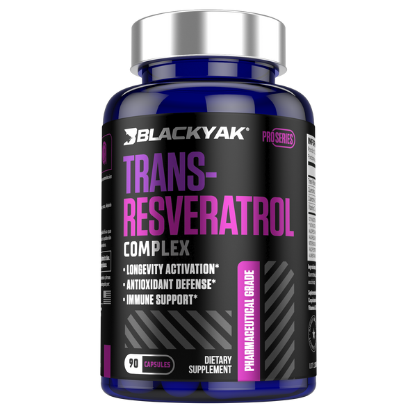 Trans-Resveratrol 600mg + Quercetina — Activador de Sirtuinas