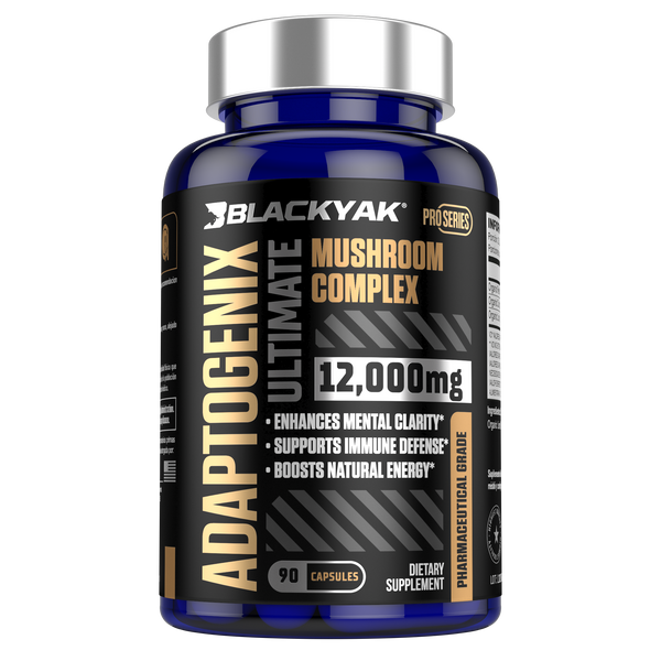 Adaptogenix — Reishi + Cordyceps + Lion's Mane (adaptógenos)