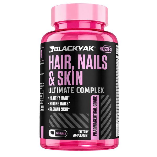 Hair, Nails & Skin — Biotina 5000mcg + Coenzima Q10 + 20 nutrientes