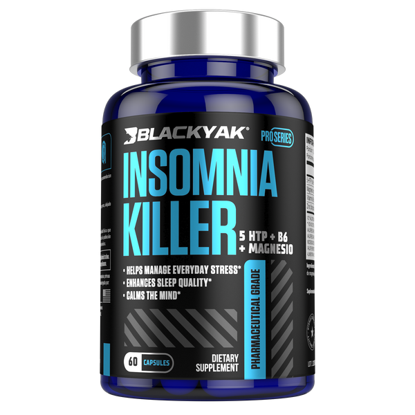 5-HTP 120mg + Magnesio + B6 + Zinc — Insomnia Killer